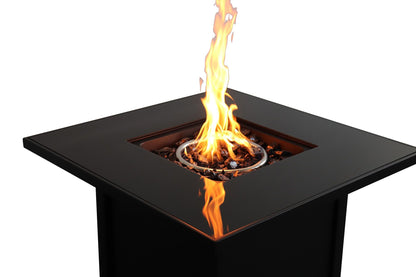 Outdoor Fire Pit For Outdoor Home Garden Backyard Fireplace - Black