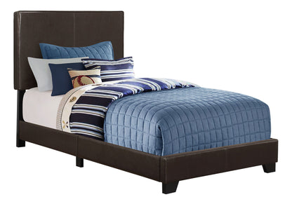 Bed, Upholstered, Transitional