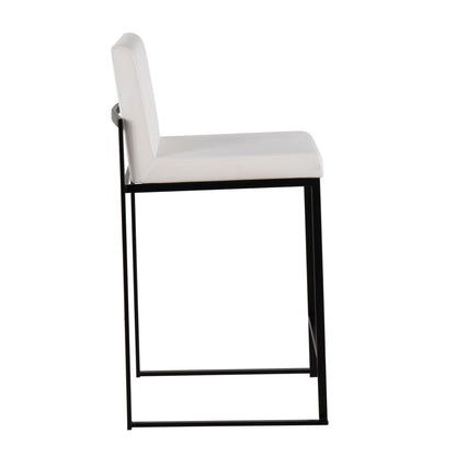 Fuji - Contemporary Modern Elegance, High Back Counter Stool