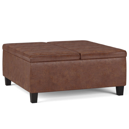 Ellis - Coffee Table Storage Ottoman Contemporary Design