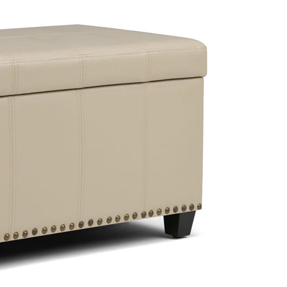 Amelia - Transitional Storage Ottoman Bench