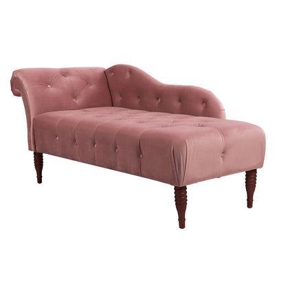 Samuel - Tufted Roll Arm Chaise Lounge