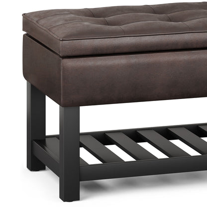 Cosmopolitan - Storage Ottoman Bench With Open Bottom