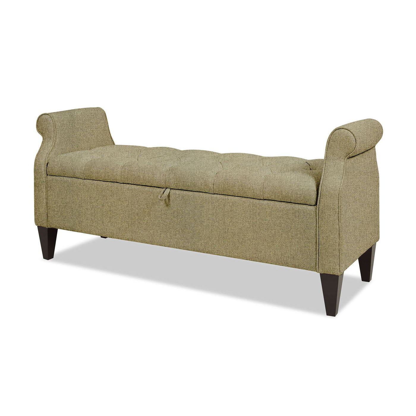 Jacqueline - Tufted Roll Arm Storage Bench