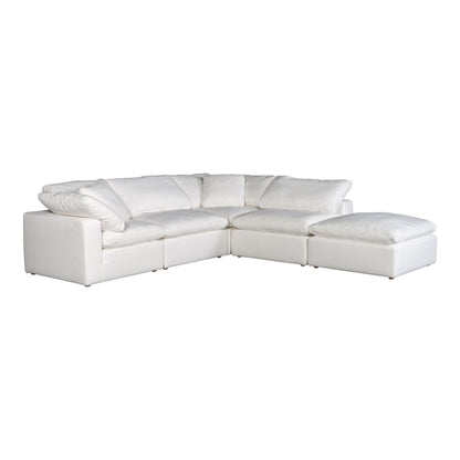 Terra - Condo Dream Modular Sectional Livesmart Fabric - Cream