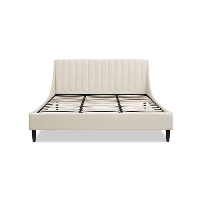 Aspen - Vertical Tufted Modern Headboard Platform Bed Set