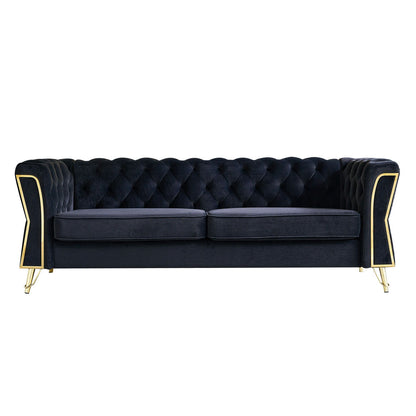 Modern Tufted Velvet Sofa For Living Room