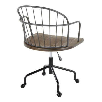 Riley - Farmhouse Adjustable Office Chair