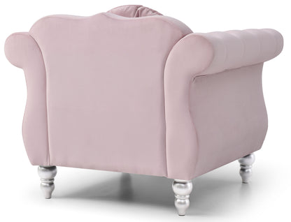 Chic Transitional Flared Arm Chair