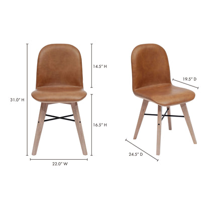 Napoli - Dining Chair Chair (Set of 2) - Brown