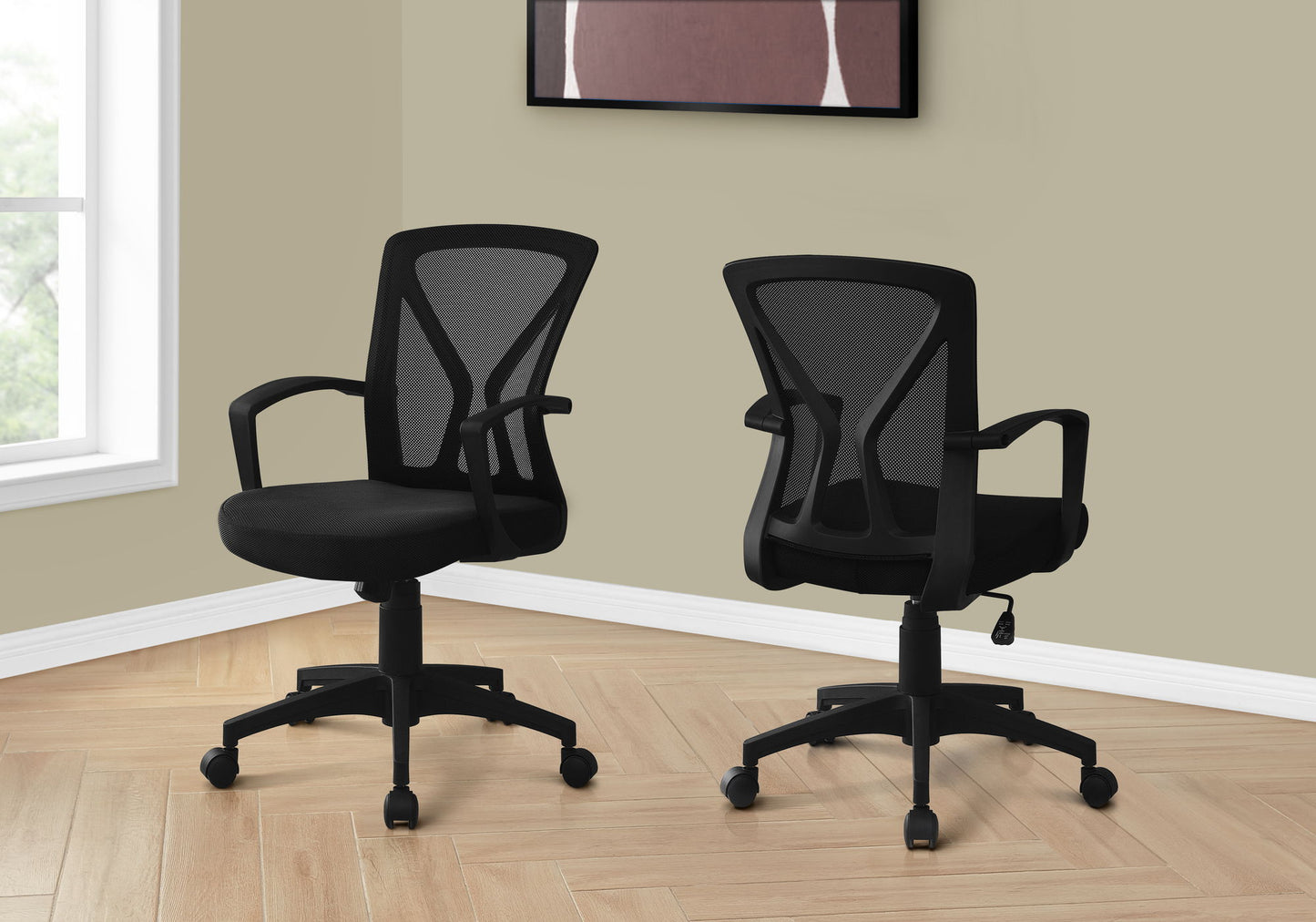 Office Chair, Adjustable Height, Swivel, Ergonomic, Mesh, Contemporary & Modern