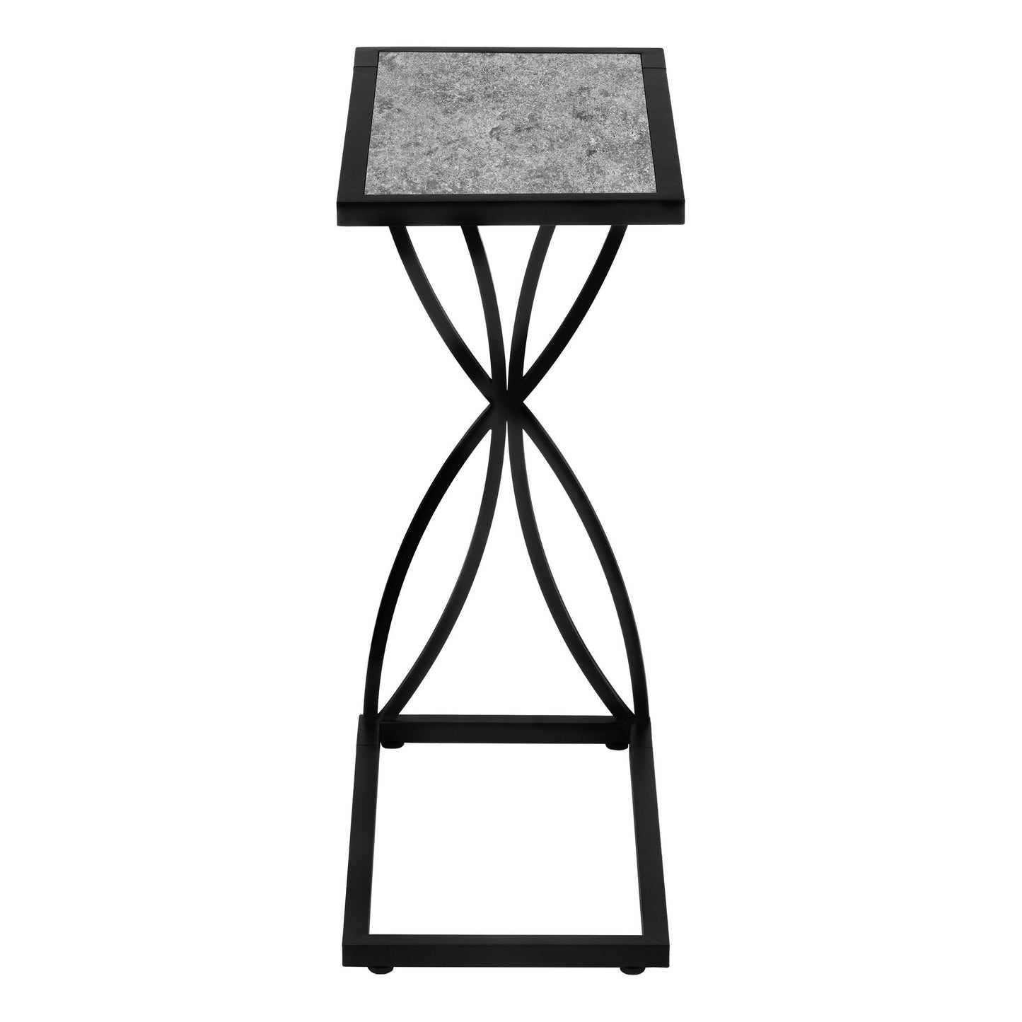 Accent Table C - Shaped, Modern - Gray