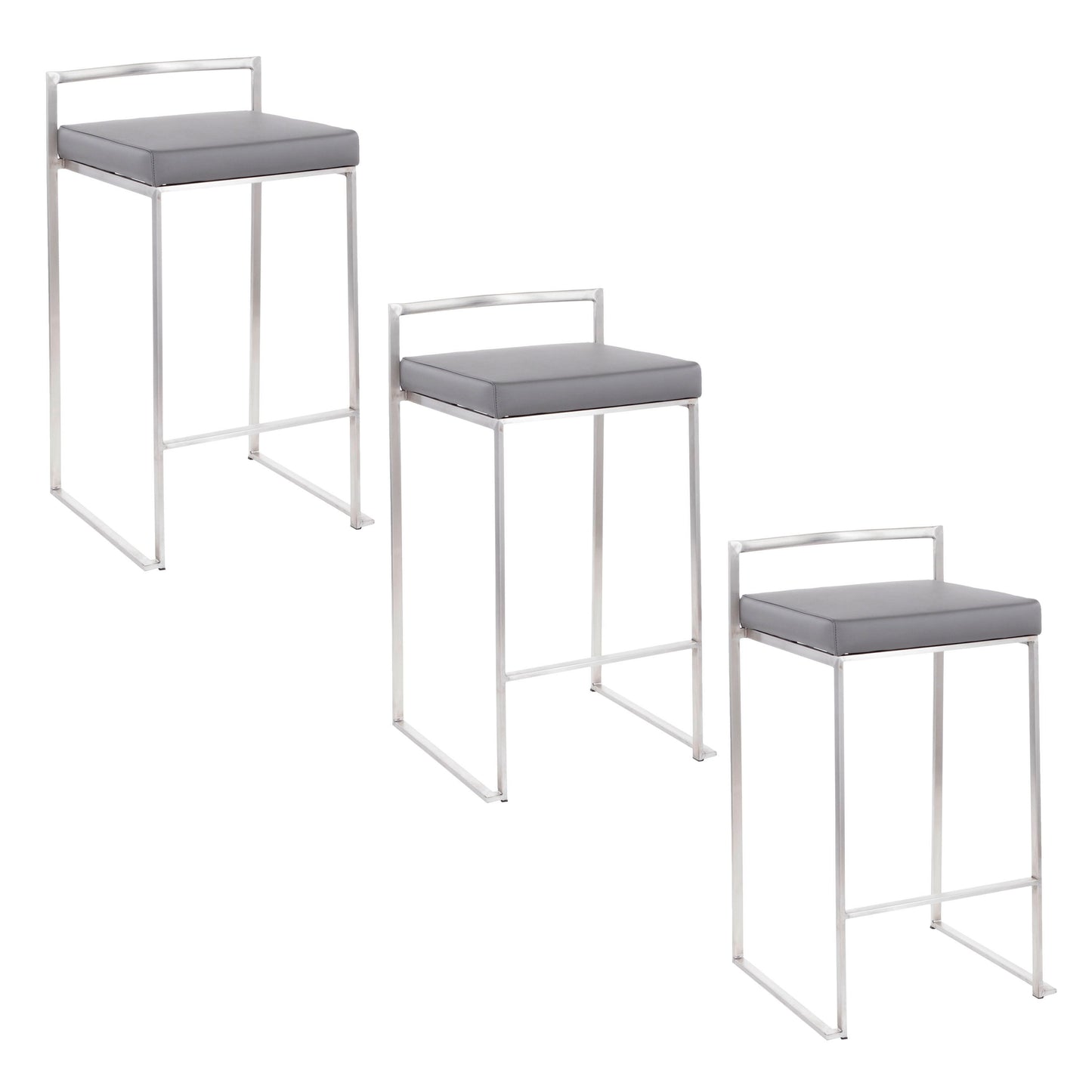 Fuji - Elegant Design Contemporary Stackable Counter Stool