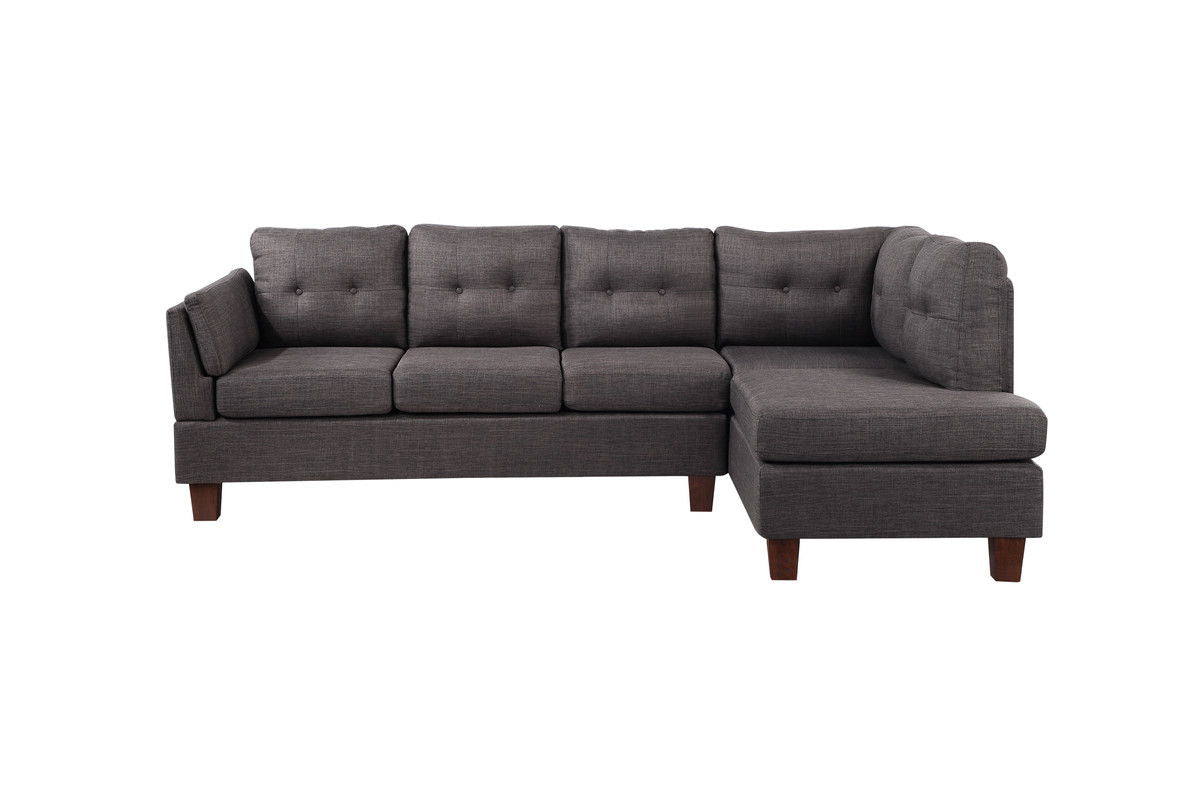 Dalia - Linen Modern Sectional Sofa With Chaise