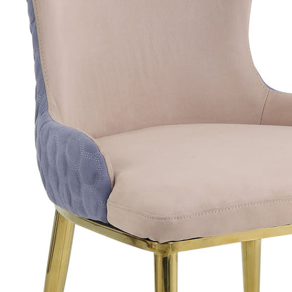 Caolan Lavender - Side Chair (Set of 2) - Tan / Gold