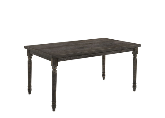 Claudia II - Weathered Dining Table - Gray