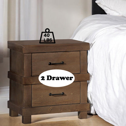 Adams - Antique Nightstand - Oak