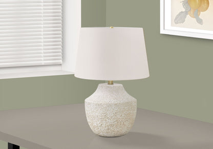 Lighting, Modern Table Lamp, Concrete - Cream