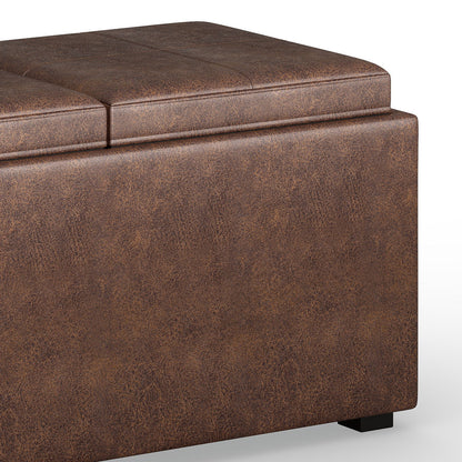 Avalon - 5 Piece Storage Ottoman, Contemporary