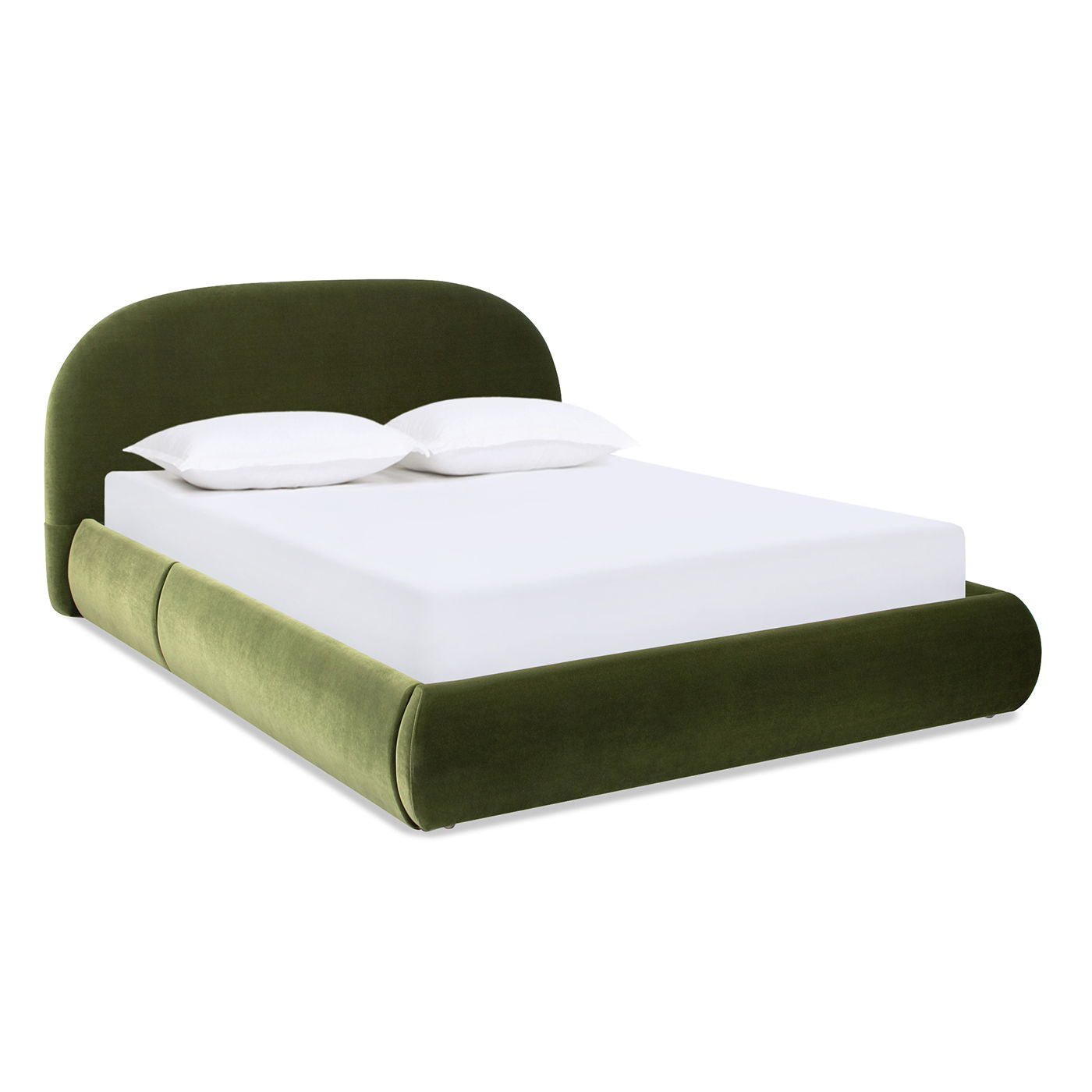 Archie Puffy Grounded - Upholstered Platform Bed