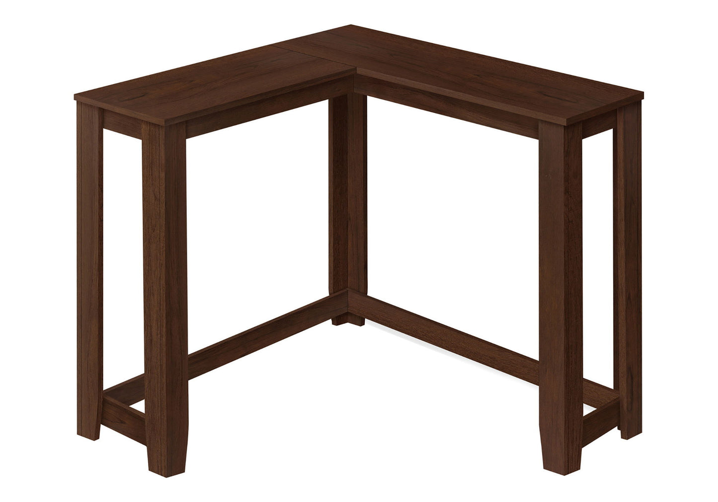 Corner Accent Console Table For Entryway, Contemporary & Modern - Cherry