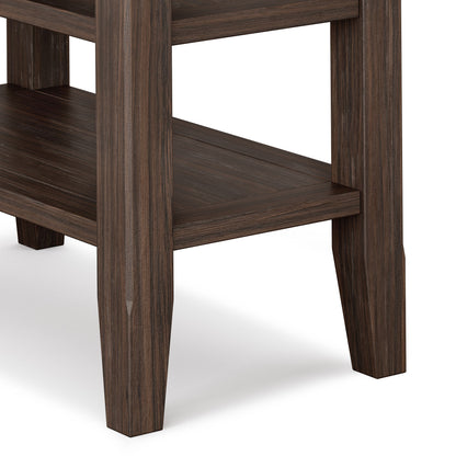 Acadian - Narrow Side Table - Farmhouse Brown