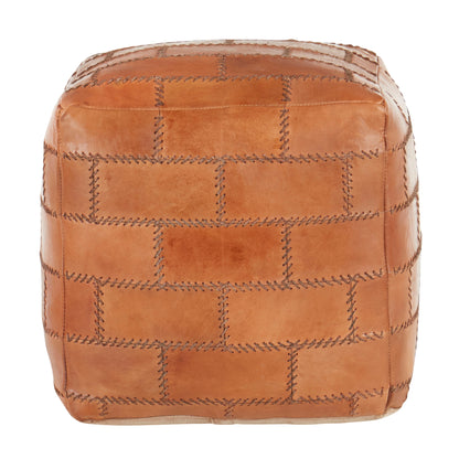 Cobbler - Industrial Pouf - Brown