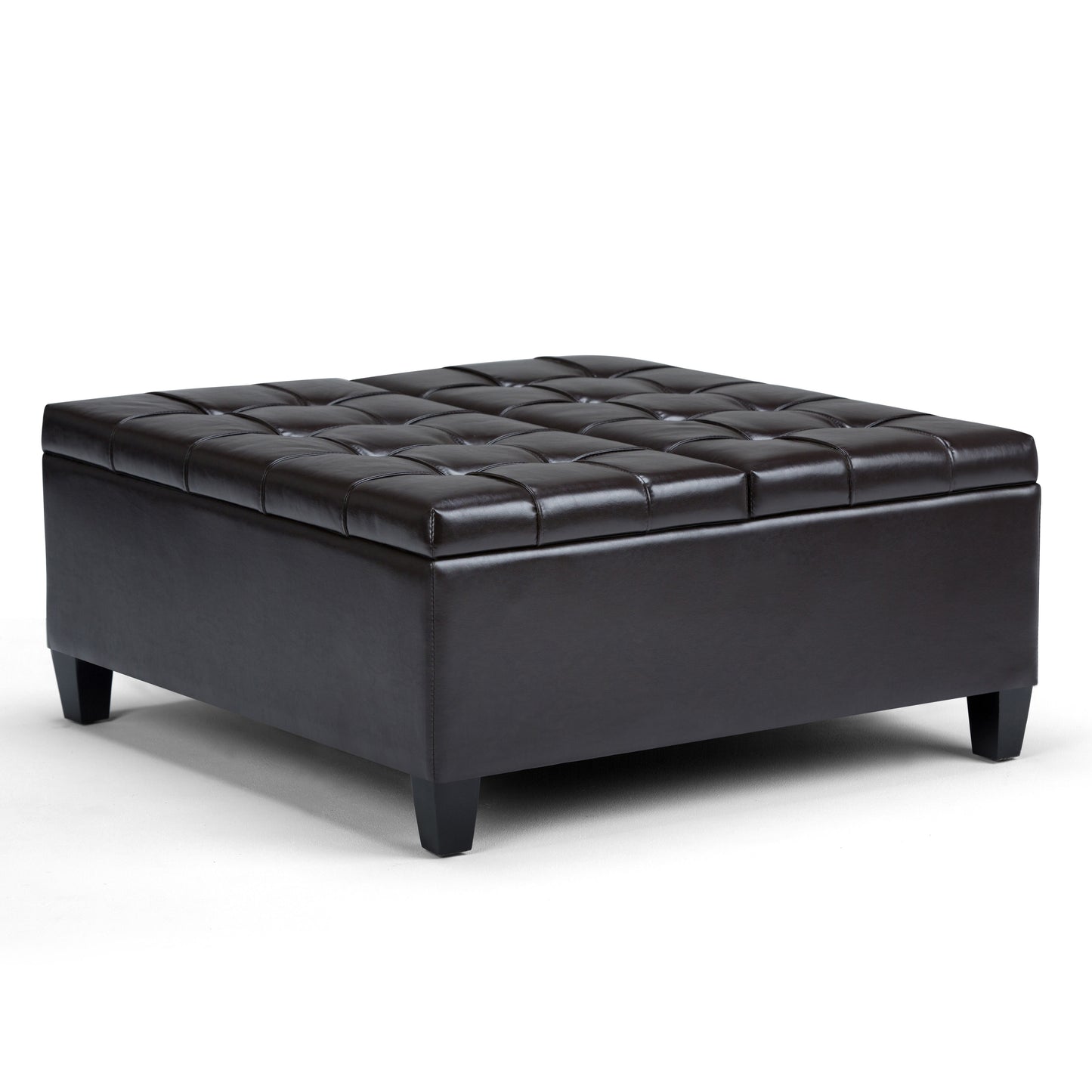 Harrison - Coffee Table Storage Ottoman - Tanners Brown