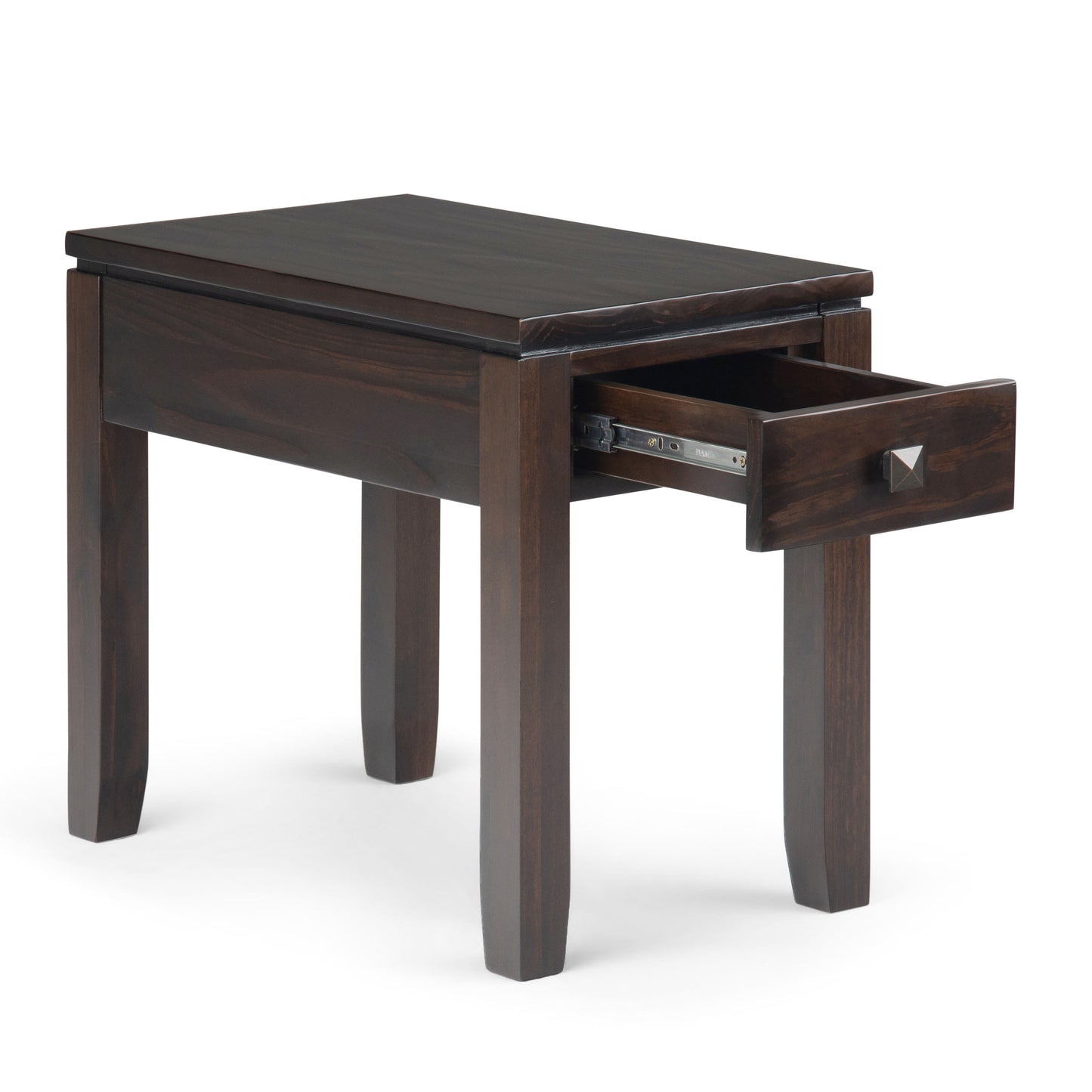 Cosmopolitan - Narrow Side Table - Mahogany Brown