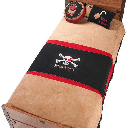 Pirate - Twin Comforter (Set of 3) - Brown