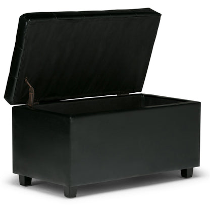 Cosmopolitan - Storage Ottoman - Midnight Black