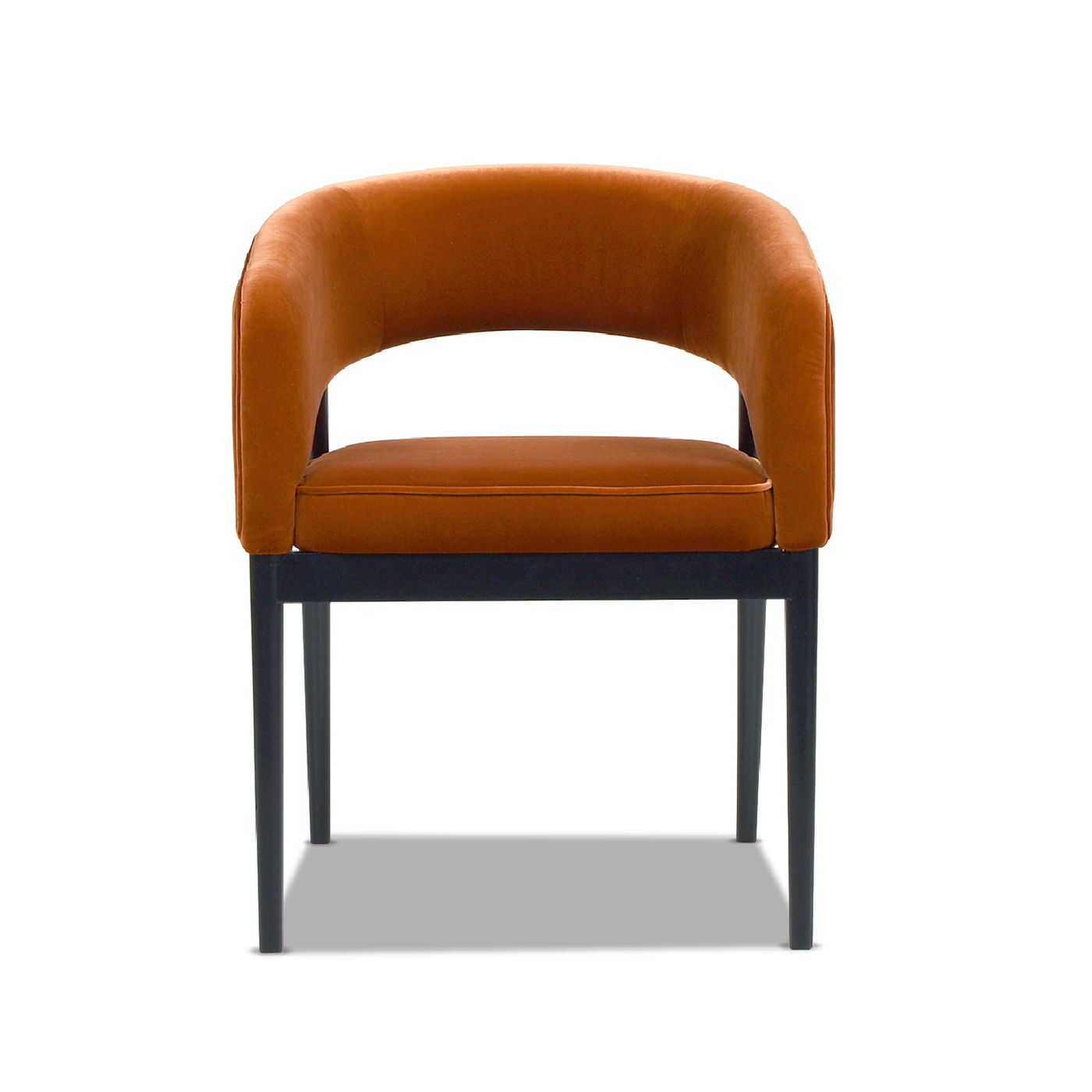 Mirah - Modern Open Barrel Dining Chair