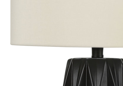 Lighting, Contemporary Table Lamp - Black