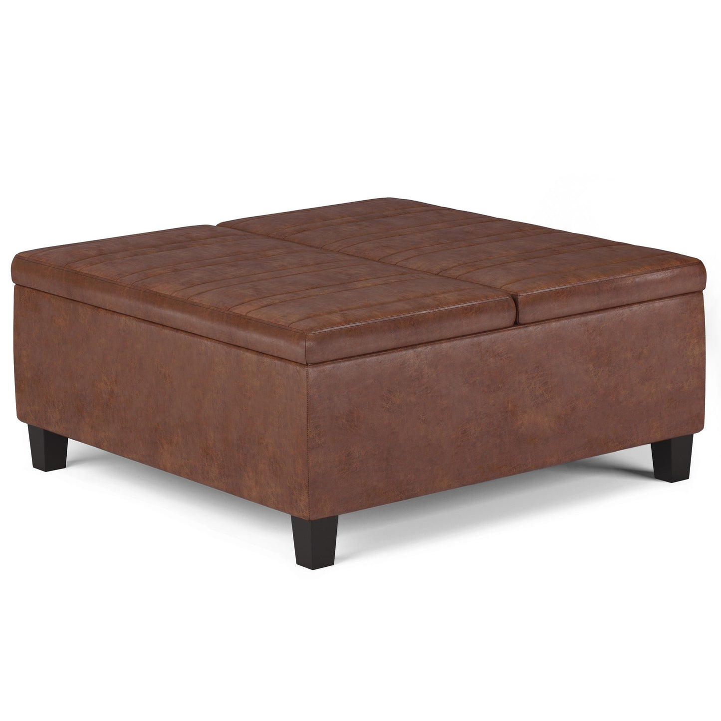 Ellis - Coffee Table Storage Ottoman Contemporary Design