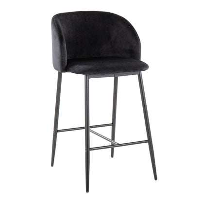 Fran - Contemporary Fixed Height Counter Stool (Set of 2)