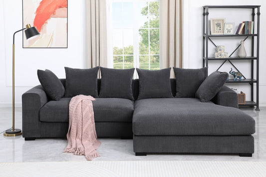 Naomi - 3 Piece Upholstered Sectional