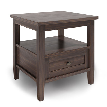 Warm Shaker - End Table - Warm Walnut Brown