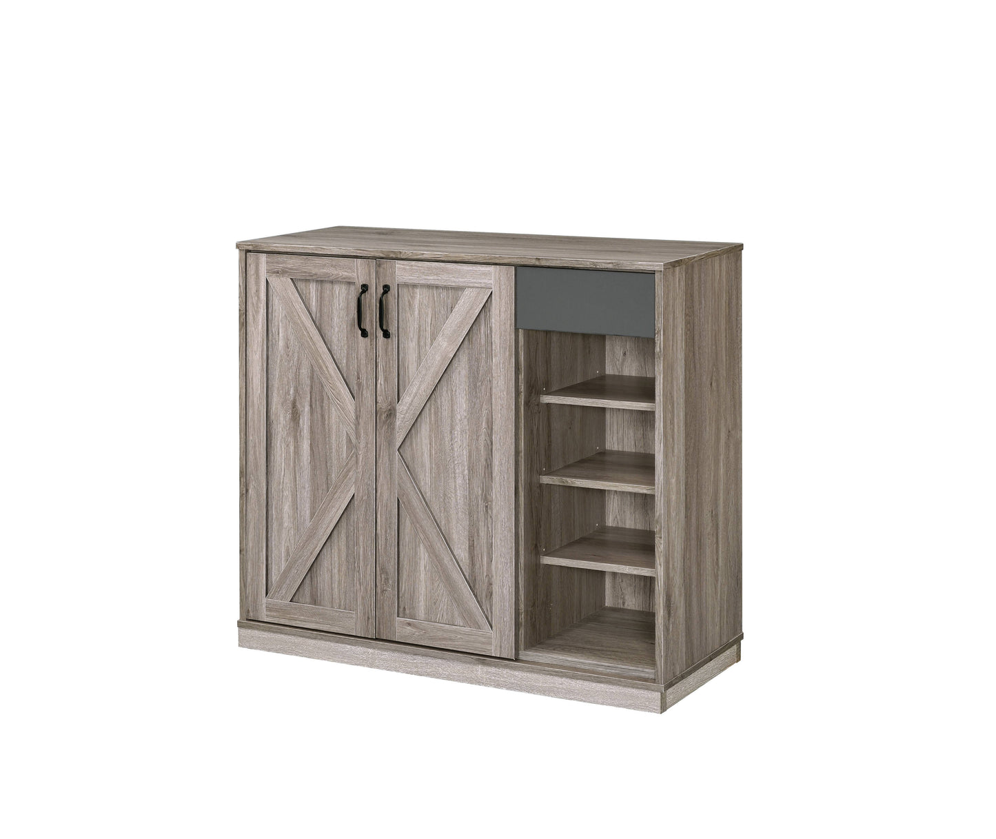 Toski - Shoe Cabinet - Rustic Gray Oak