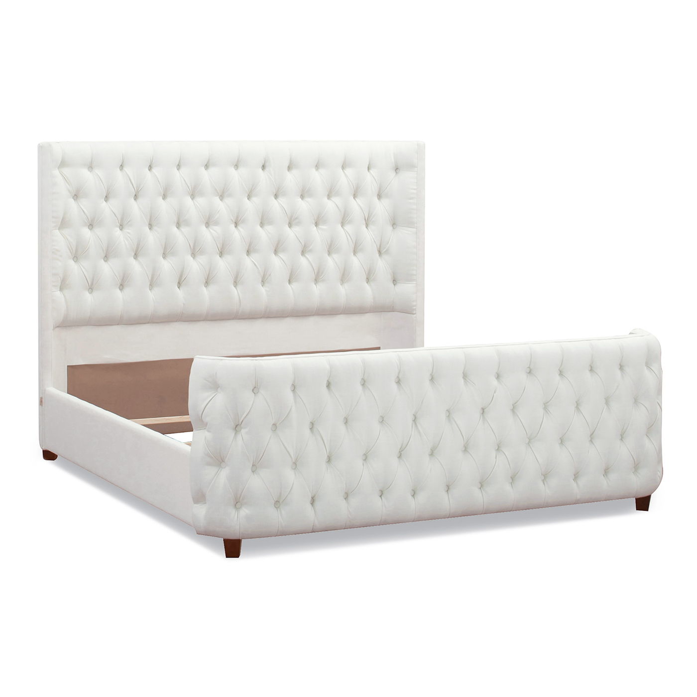 Brooklyn - Tufted Panel Bed Headboard And Footboard Set