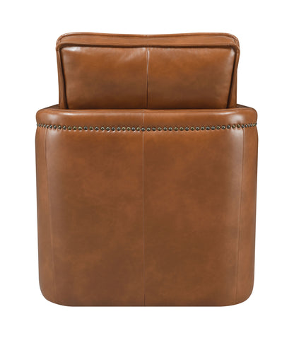 Rocha - Leather Aire Swivel Chair With Glider