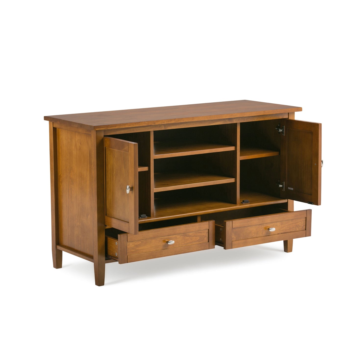 Warm Shaker - Transitional Style TV Media Stand