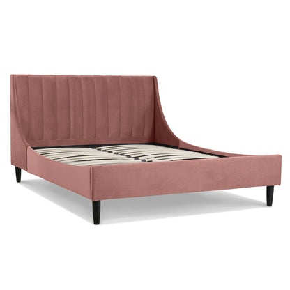 Aspen - Vertical Tufted Modern Headboard Platform Bed Set