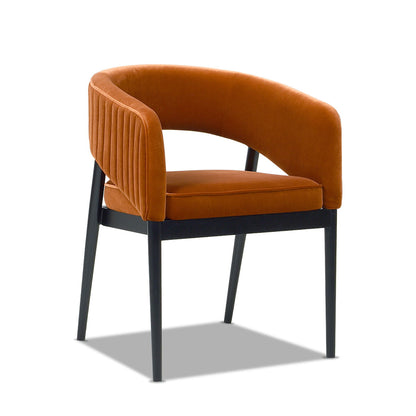 Mirah - Modern Open Barrel Dining Chair