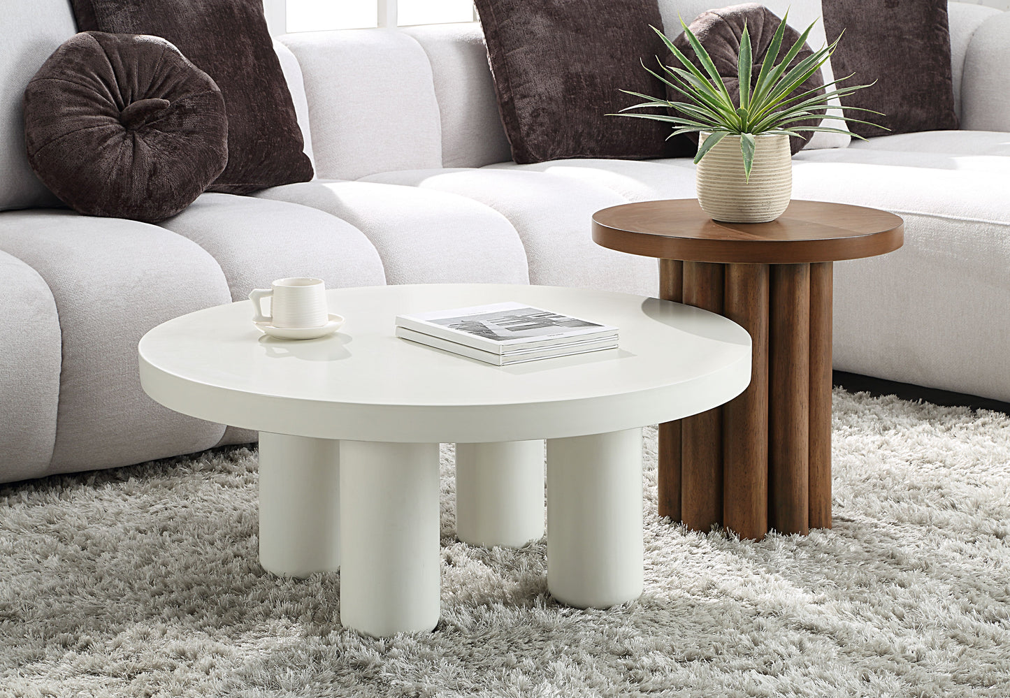 Loanna - Wooden Color End Table - Brown