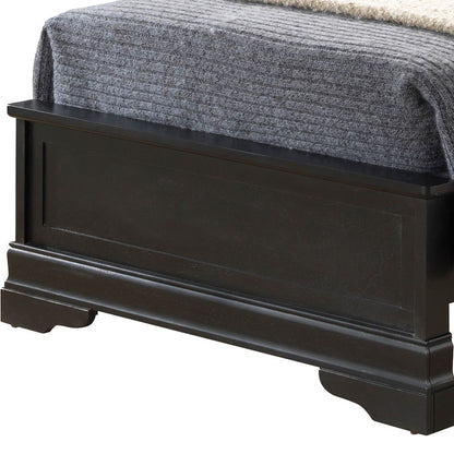 Sleigh Bed With Low Footboard