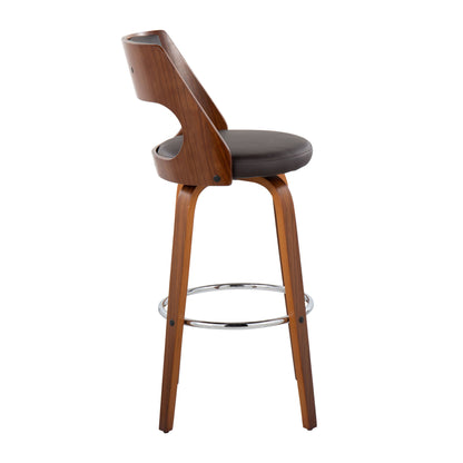 Cecina - Mid-Century Modern Barstool With Swivel (Set of 2)