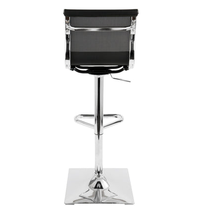 Mirage - Contemporary Adjustable Barstool With Swivel