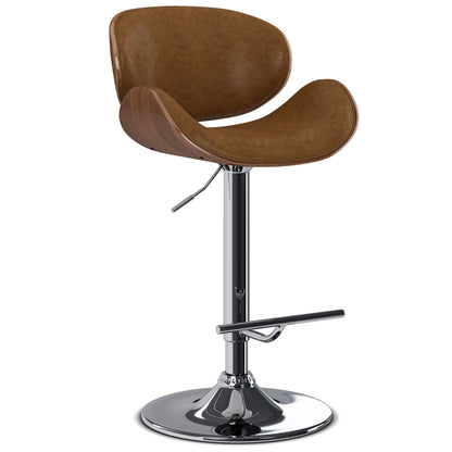 Marana - Multifunctional Handcrafted Bentwood Adjustable Swivel Bar Stool