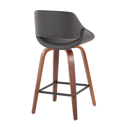 Fabrico - Mid-Century Modern, Counter Stool (Set of 2)