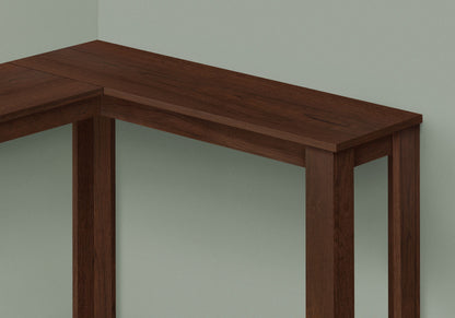 Corner Accent Console Table For Entryway, Contemporary & Modern - Cherry